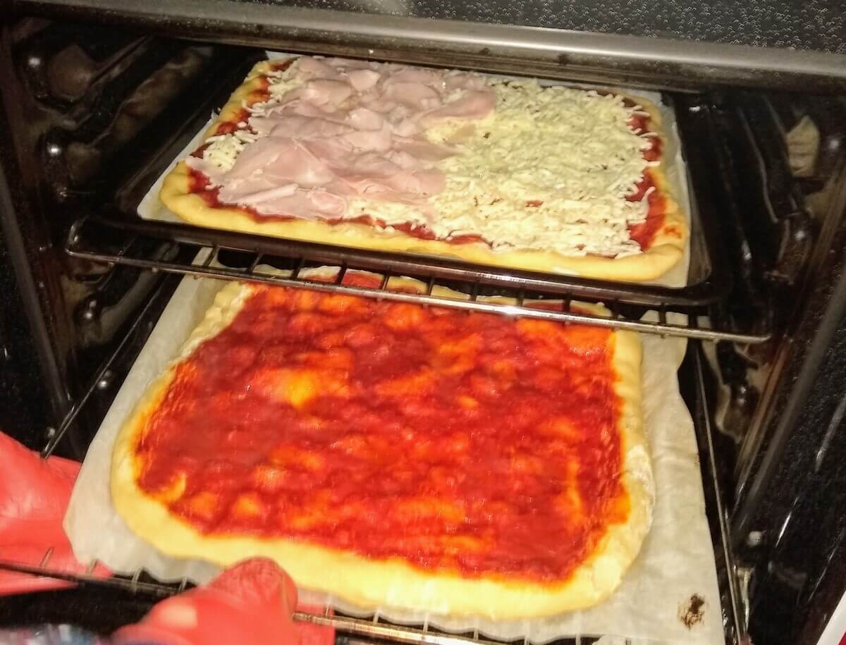 pizza in forno